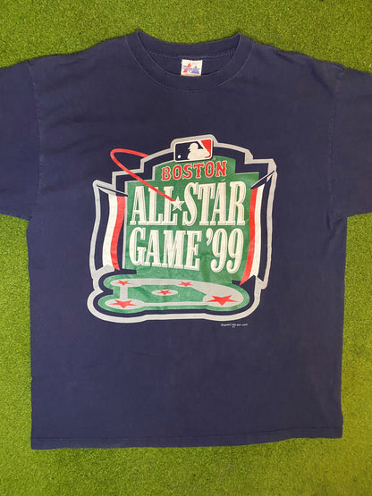 1999 MLB All Star Game - Boston - Vintage MLB Tee (XL) 