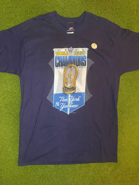 1999 New York Yankees - World Series Champions - NWT - Vintage MLB T-Shirt (Large)