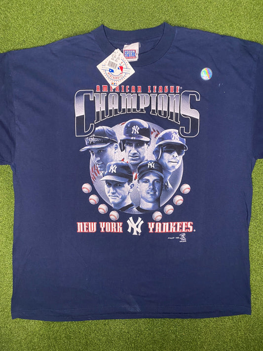 1999 New York Yankees - Vintage MLB Player T-Shirt (2XL)