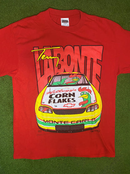 1999 Terry Labonte - Corn Flakes - Vintage NASCAR T-Shirt (XL)