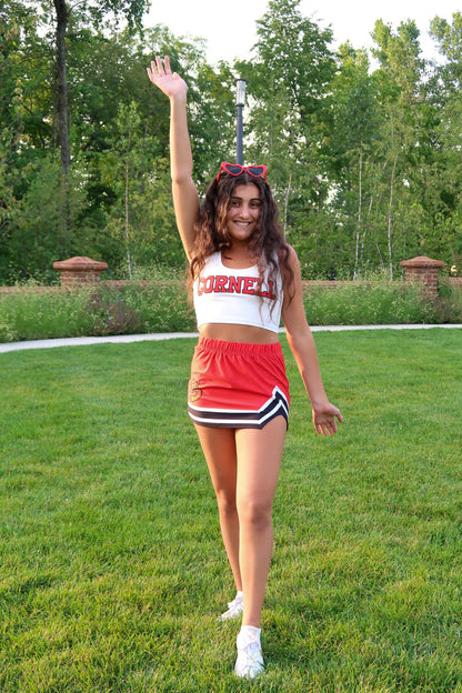 Cornell Game Day Skirt