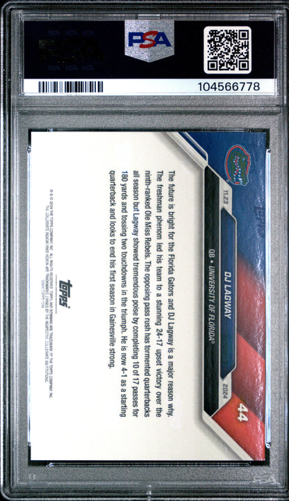 Graded 2024 Topps Bowman U Now DJ Lagway #44 Rookie RC Football Card PSA 10 Gem Mint