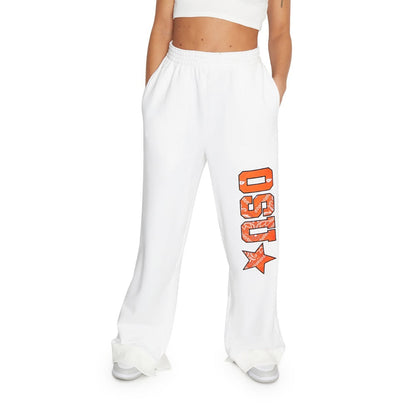 Oklahoma State White Bandana Flare Sweatpants
