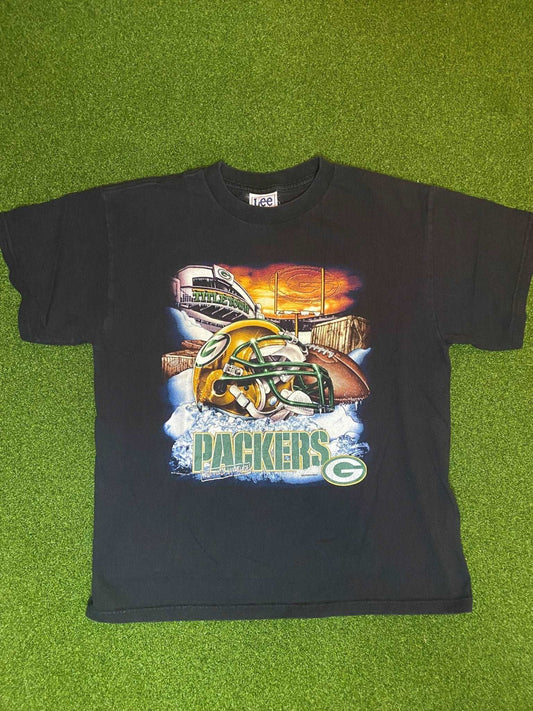 2000 Green Bay Packers - Vintage NFL Tee Shirt (Youth XL) - GAMETIME VINTAGE