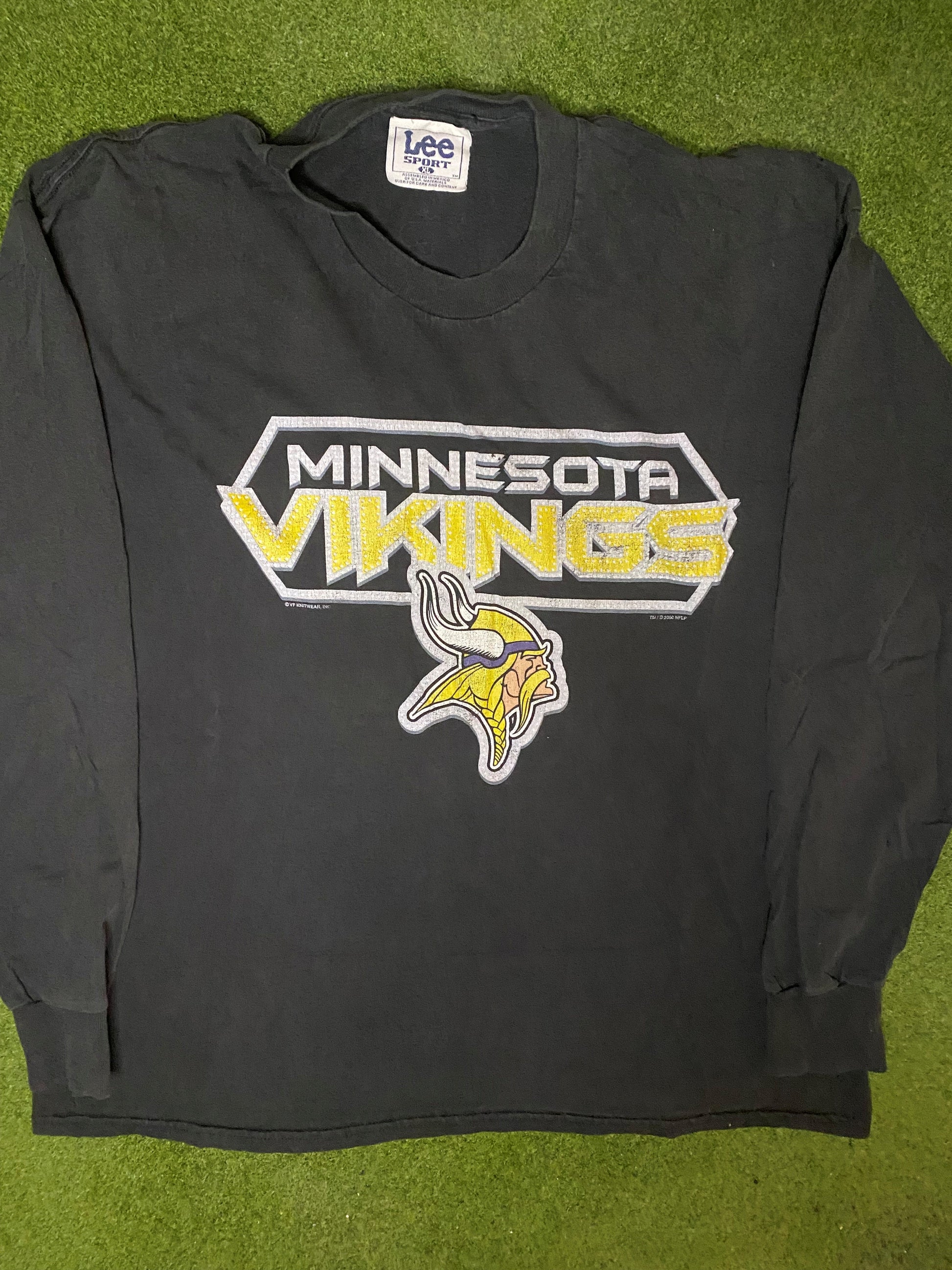 2000 Minnesota Vikings - Vintage NFL Long Sleeve (XL) - Gametime Vintage
