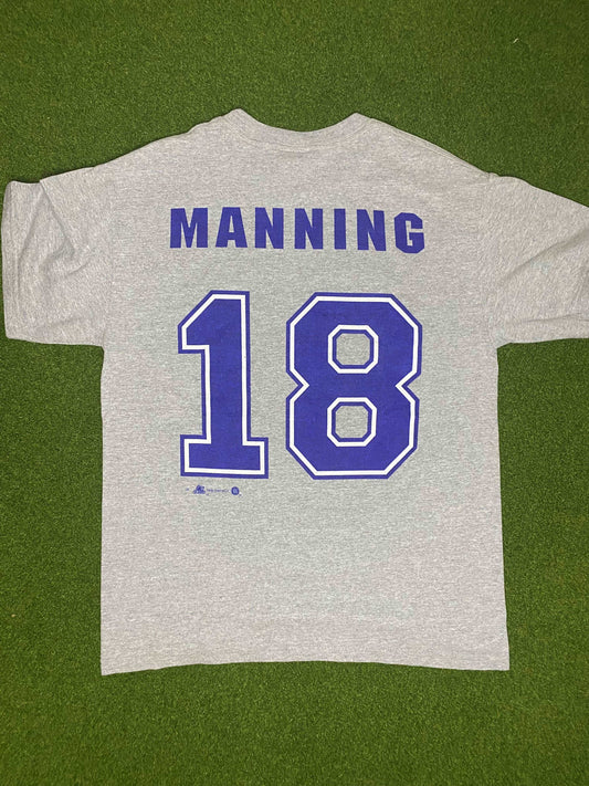 2000 Indianapolis Colts - Peyton Manning - Vintage NFL Player Jersey Tee Shirt (Medium) - Gametime Vintage