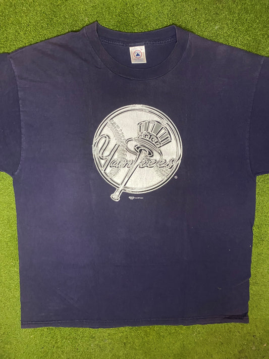 2001 New York Yankees - Vintage MLB T-Shirt (XL) 