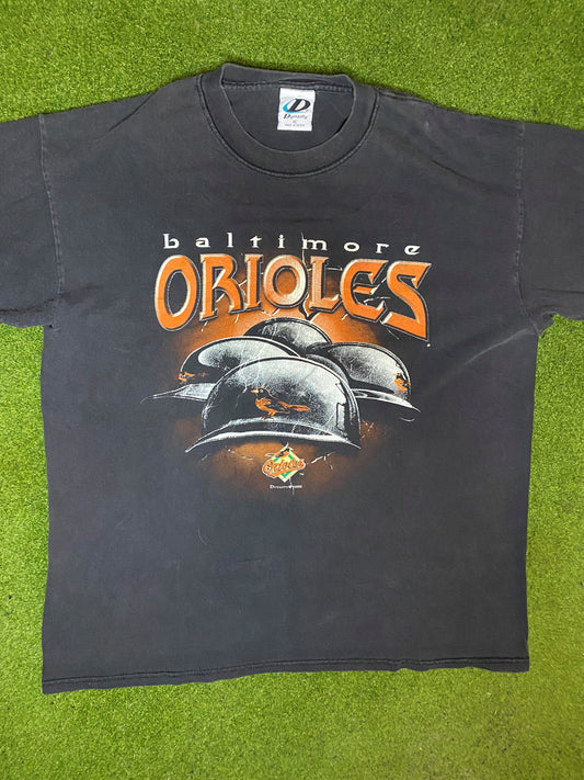 2002 Baltimore Orioles - Vintage MLB T-Shirt (XL) - Gametime Vintage