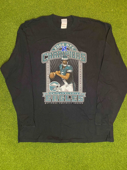 2004 Philadelphia Eagles - NFC Champions - Donovan Mcnabb - Vintage NFL Player Tee Shirt (XL) - Gametime Vintage