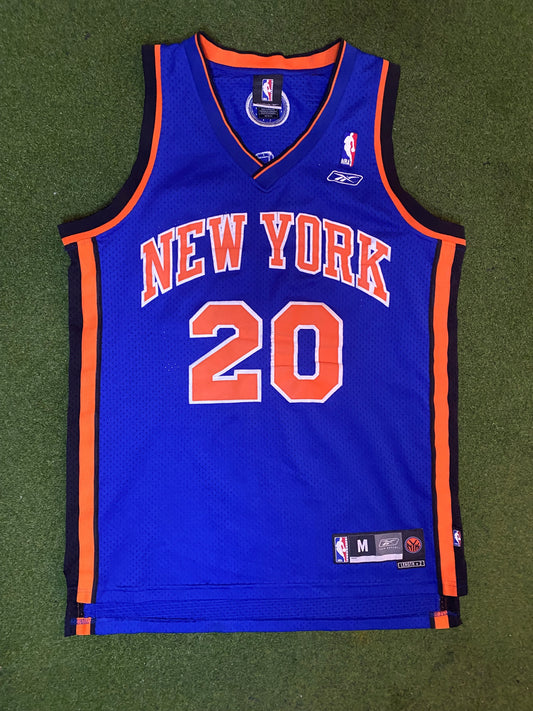 2004-2005 New York Knicks - Allen Houston #20 - Reebok Stitched - Vintage NBA Jersey (Medium) Gametime Vintage