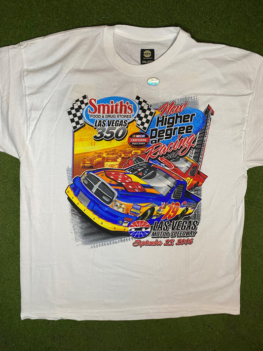 2006 Smith's Food and Drug Stores 350 - Las Vegas - Vintage NASCAR T-Shirt (2XL) 