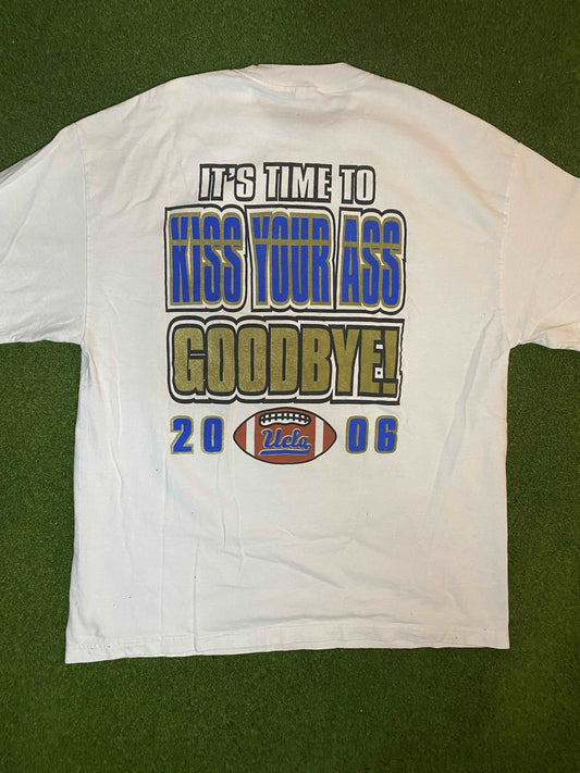 2006 UCLA Bruins - Double Sided - Vintage College Football Tee Shirt (XL) - Gametime Vintage