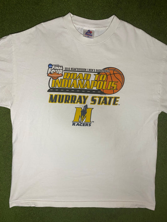 2010 Murray State Racers - Road to Indianapolis - Vintage College T-Shirt (XL)