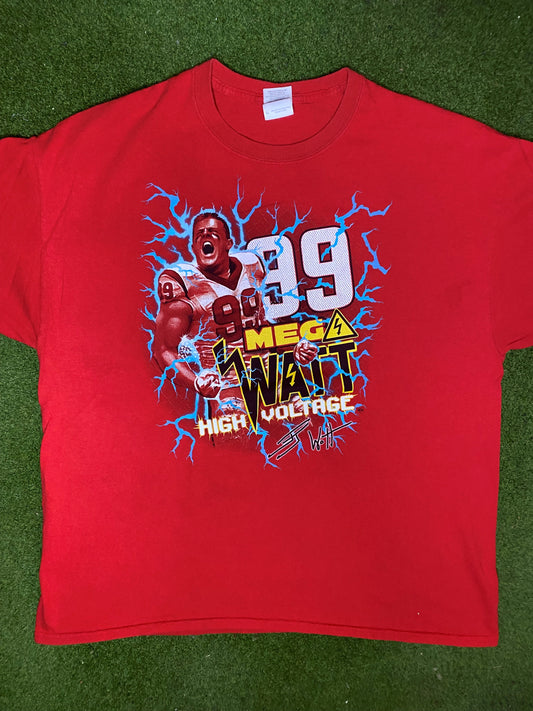 2010s Houston Texans - JJ Watt - Vintage NFL Player T-Shirt (XL) Gametime Vintage