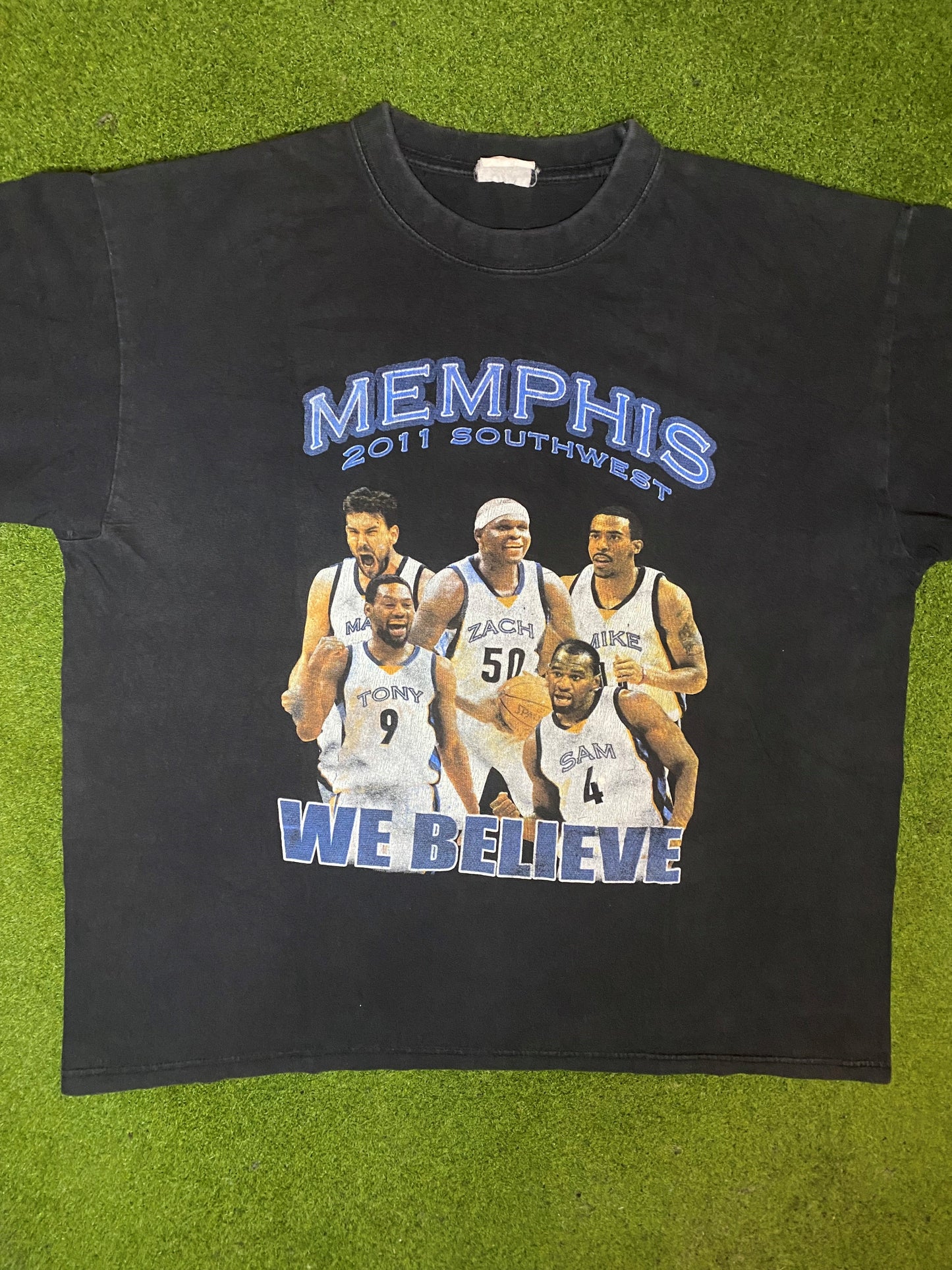 2011 Memphis Grizzlies - Vintage NBA T-Shirt (2XL) 