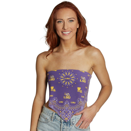LSU Bandana Top
