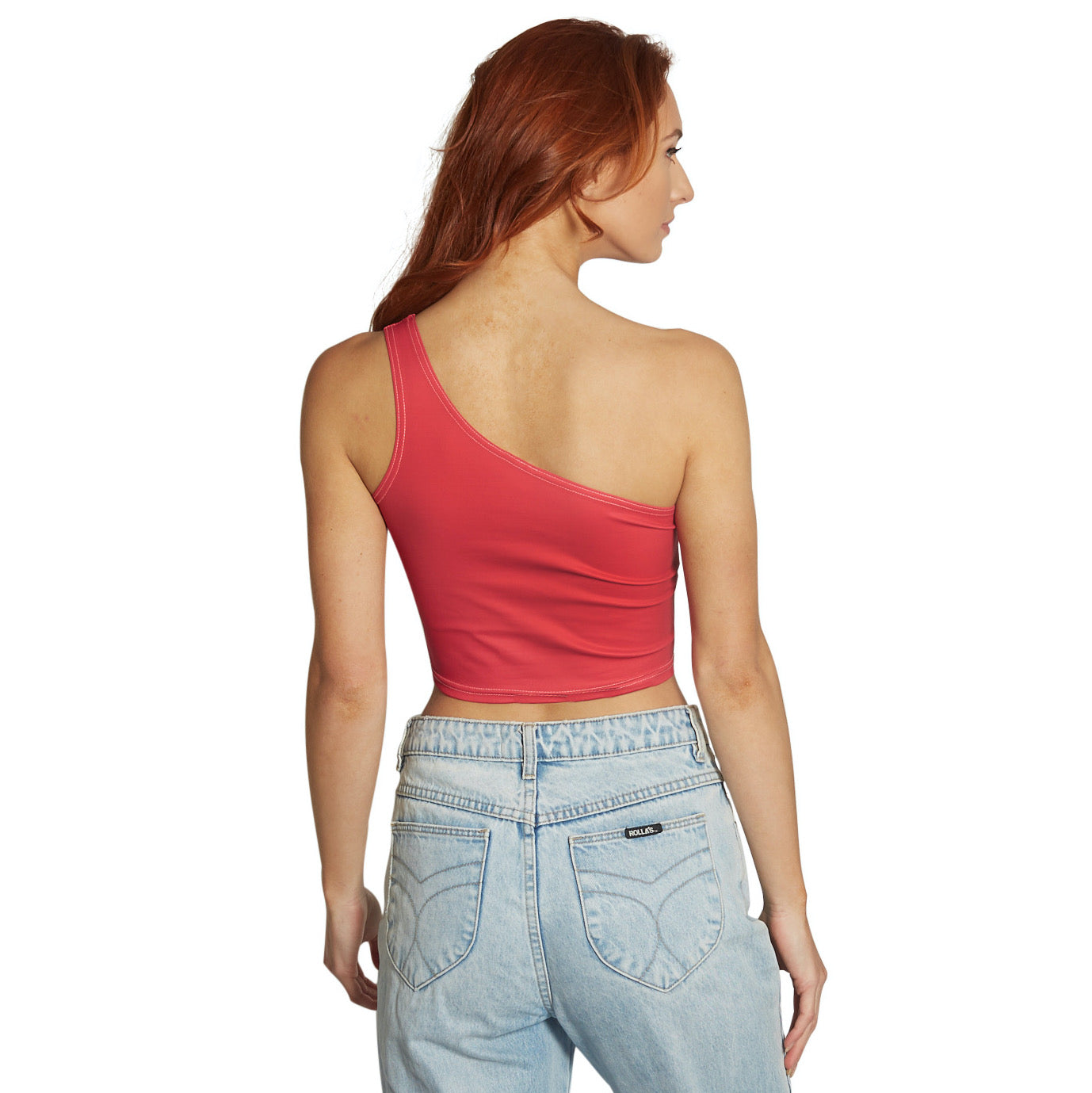 Iowa State Red One Shoulder Top