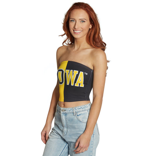 Iowa Hawkeyes Two Tone Tube Top
