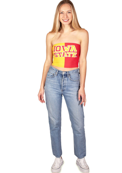 Iowa State Cyclones Two Tone Tube Top
