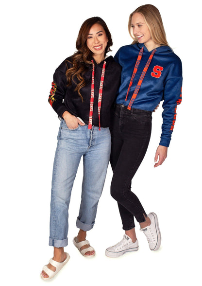 Maryland Terps Black Varsity Furry Hoodie