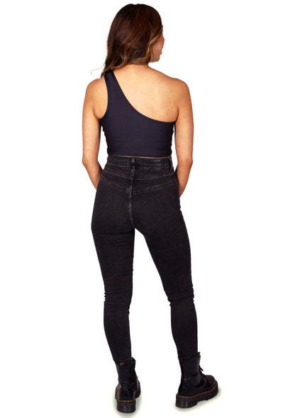 Maryland Terps Lightning One Shoulder Top