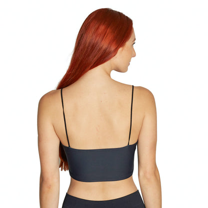 Maryland Terps Lips Black Spaghetti Tank