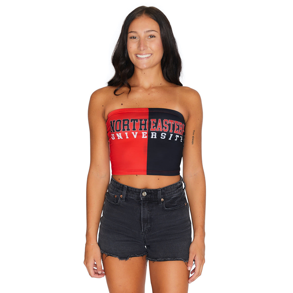 Northeastern Two Tone Tube Top