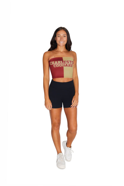 College of Charleston Two Tone Tube Top