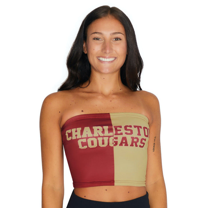 College of Charleston Two Tone Tube Top