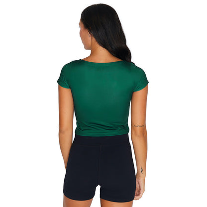 Michigan State Green Babydoll Tee