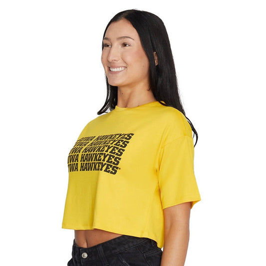 Iowa Hawkeyes Yellow Repeat Tee