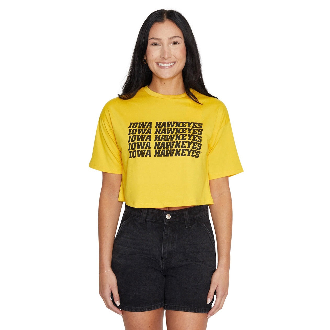 Iowa Hawkeyes Yellow Repeat Tee