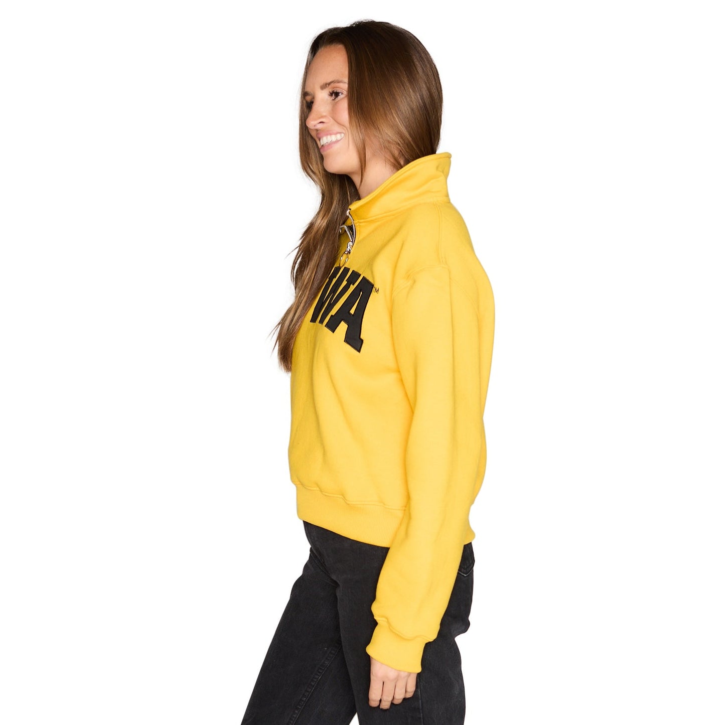 Iowa Hawkeyes Quarter Zip Sweatshirt