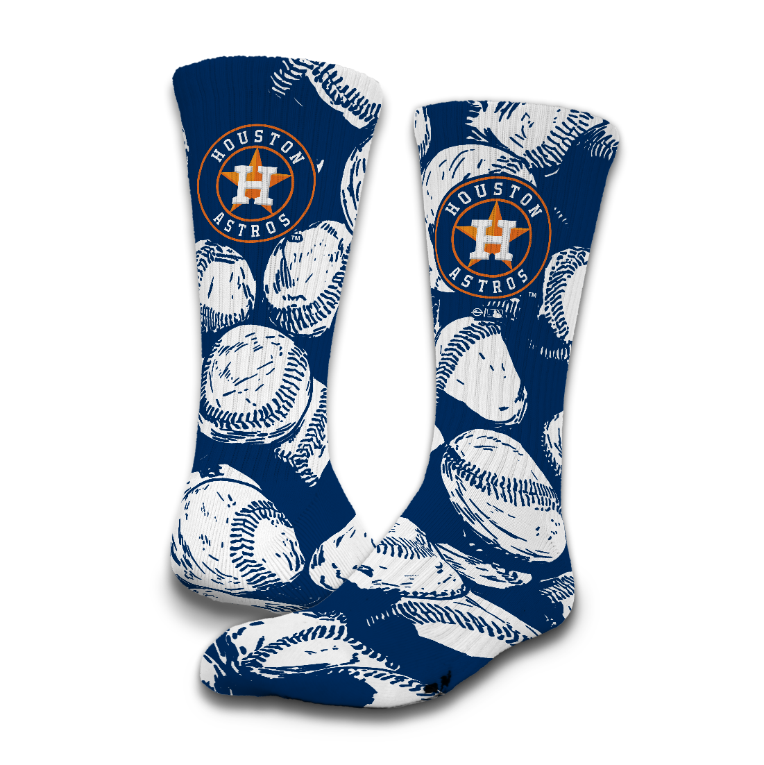 Houston Astros Primary 3 Pack Lifestyle Sock