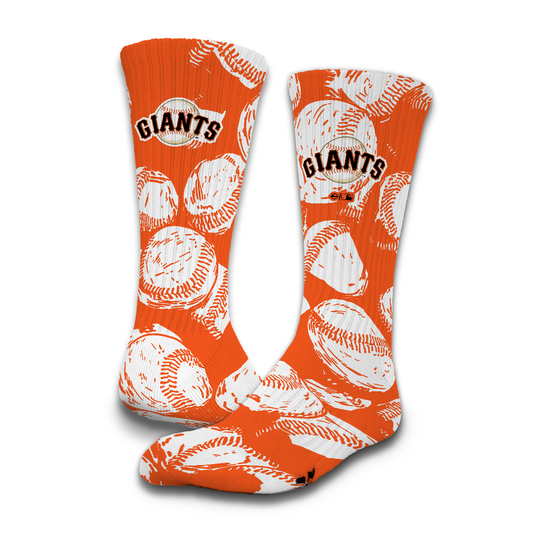 San Francisco Giants Primary 3 Pack Lifestyle Sock