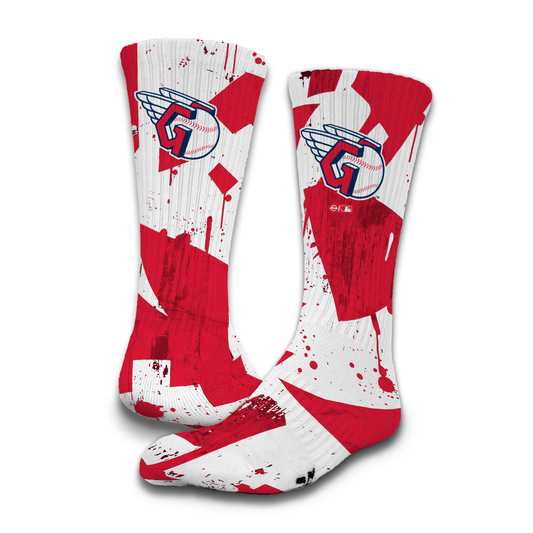 Cleveland Guardians Grunge Socks