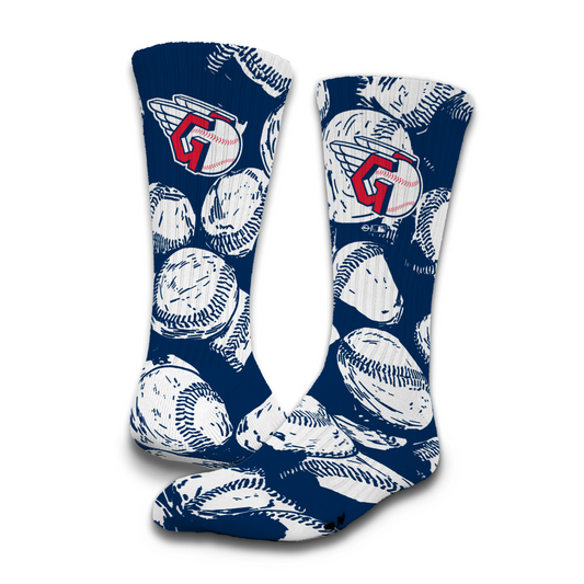 Cleveland Guardians Primary 3 Pack Lifestyle Sock
