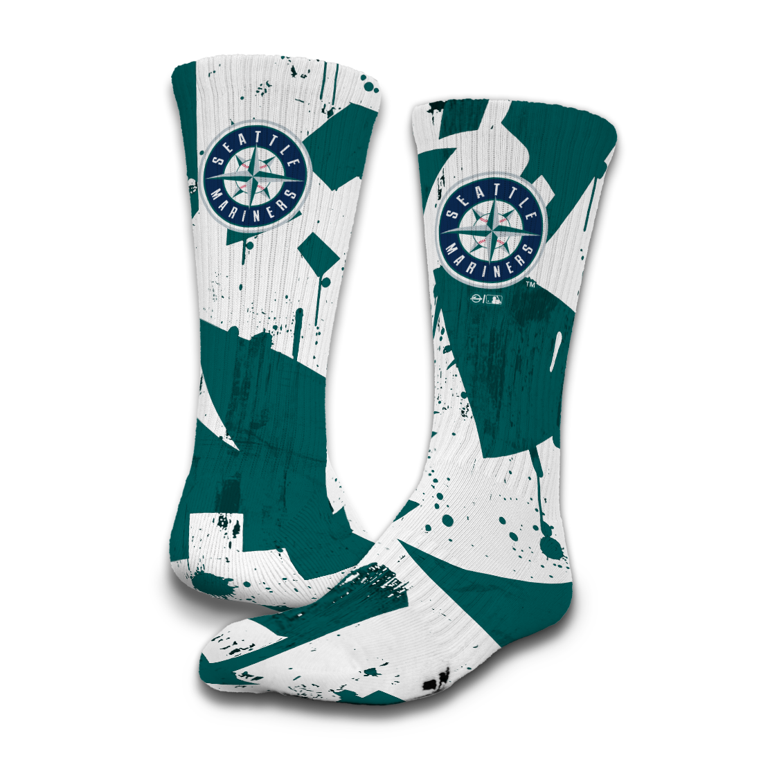 Seattle Mariners Grunge Socks