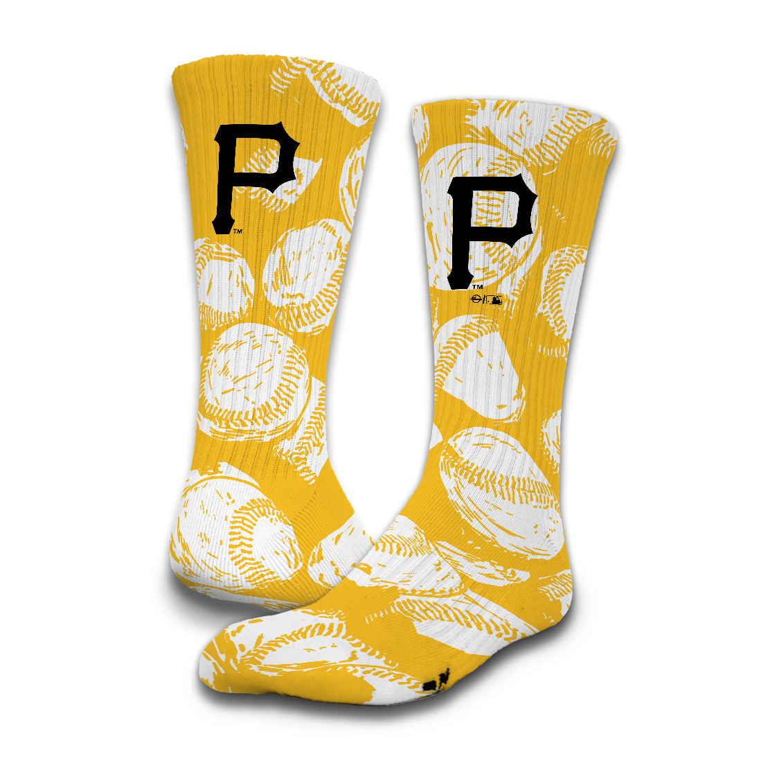 Pittsburgh Pirates Primary 3 Pack Lifestyle Sock