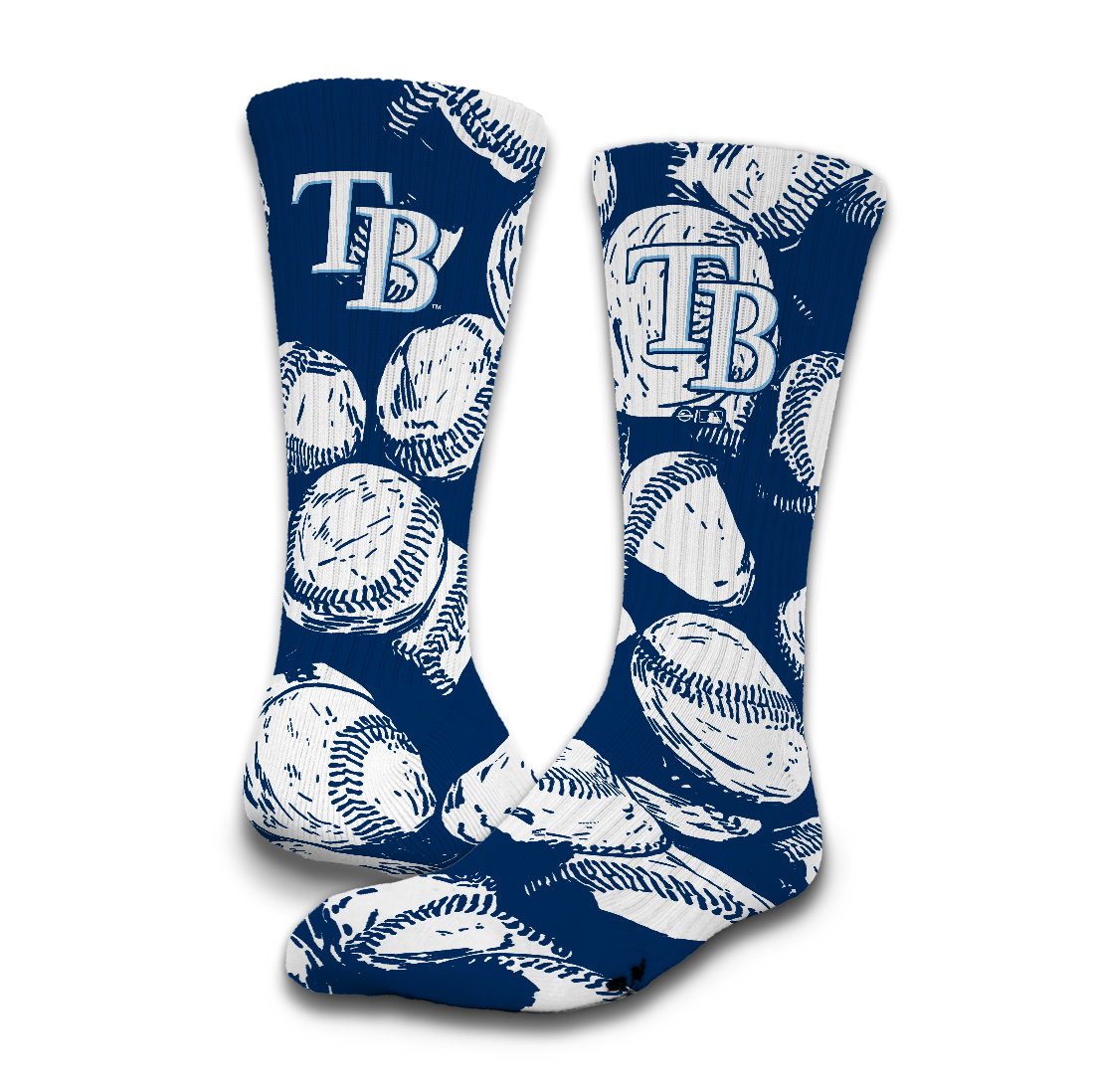 Tampa Bay Rays Primary 3 Pack Lifestyle Sock