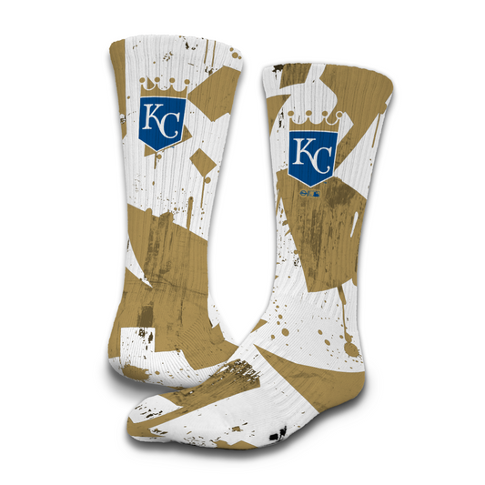 Kansas City Royals Grunge Socks