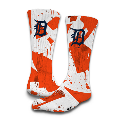 Detroit Tigers Primary 3 Pack Lifestyle Sock