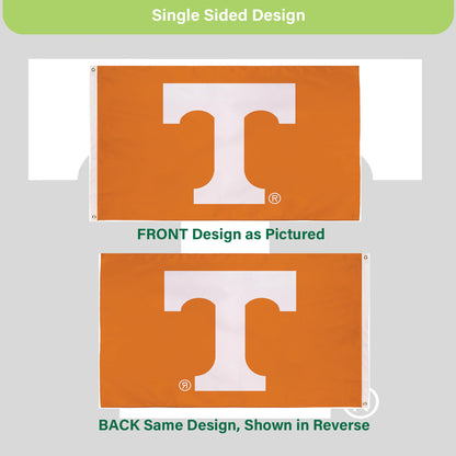 University of Tennessee Single Sided Estate Flag with 2 Grommets, 3'x5'