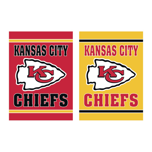 Embossed Suede Flag, House Size, Kansas City Chiefs
