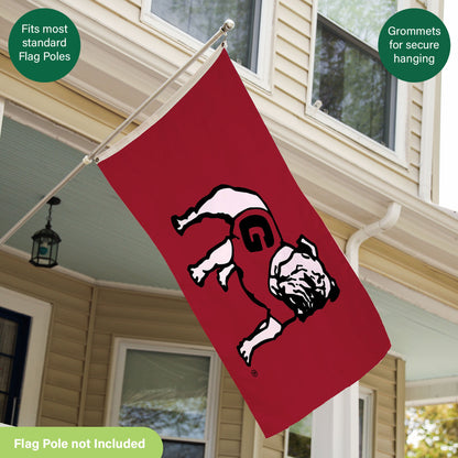 University of Georgia Single Sided Estate Flag with 2 Grommets, 3'x5'