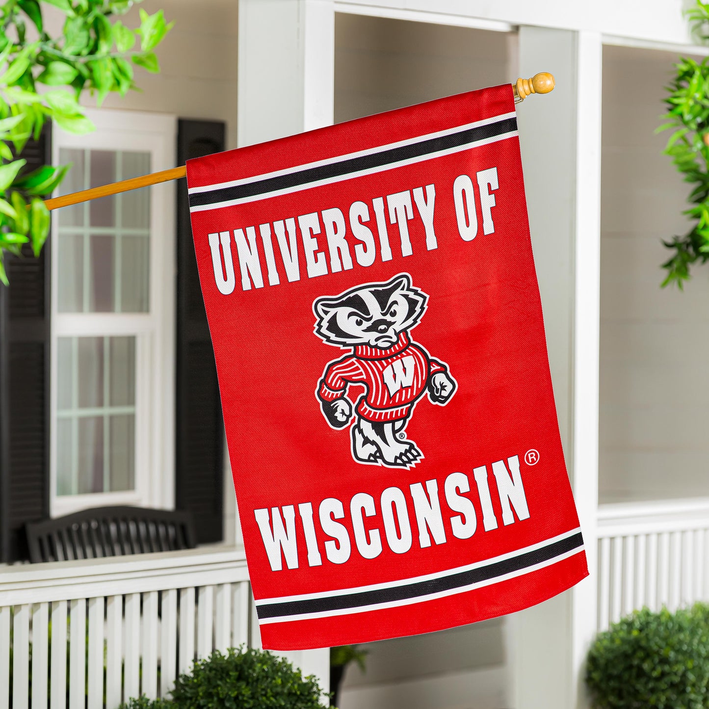 Embossed Suede Flag, GDN Size, University of Wisconsin-Madison