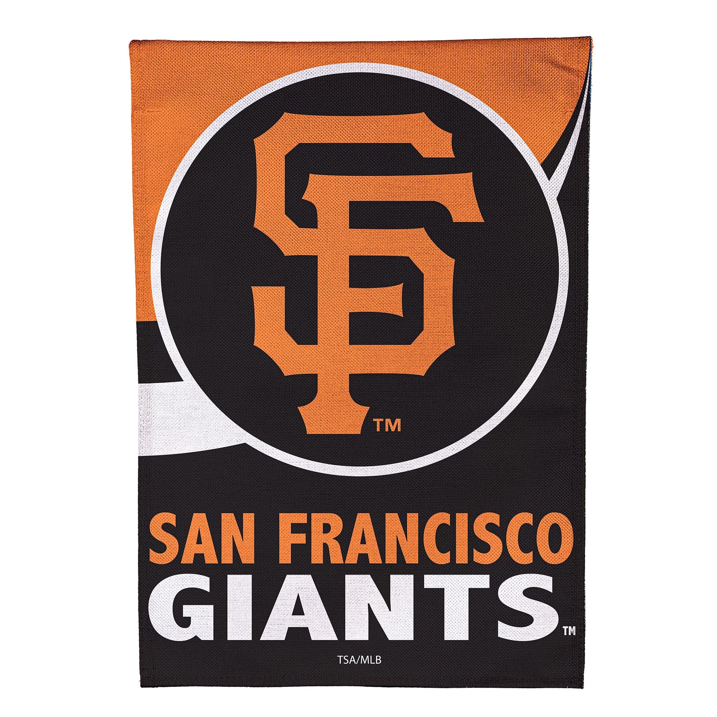 San Francisco Giants Burlap Garden Flag