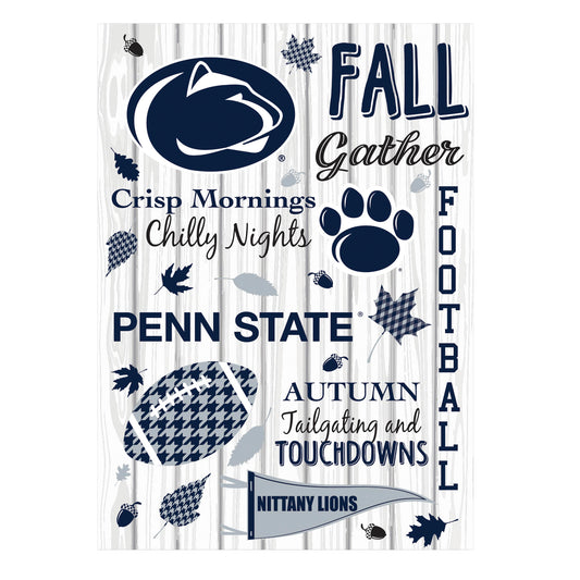 Penn State, Moire Flag, House Size, Fall Seasonal