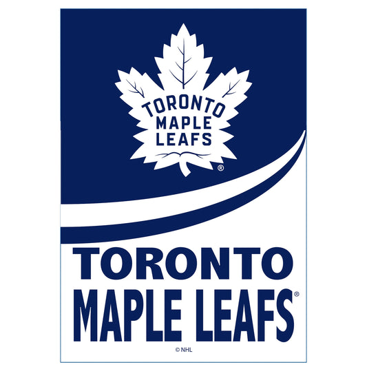Toronto Maple Leafs Burlap Flag GDN Size