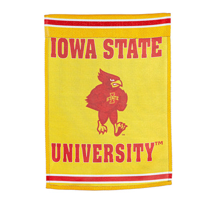 Embossed Suede Flag, GDN Size, Iowa State University